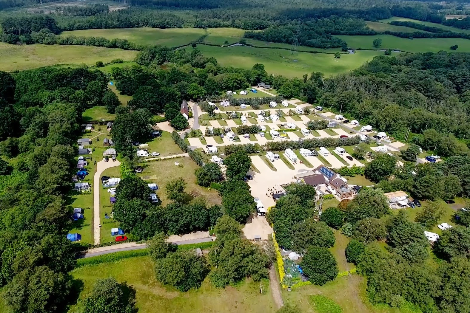 Back of Beyond Touring Caravan Park in Dorset
