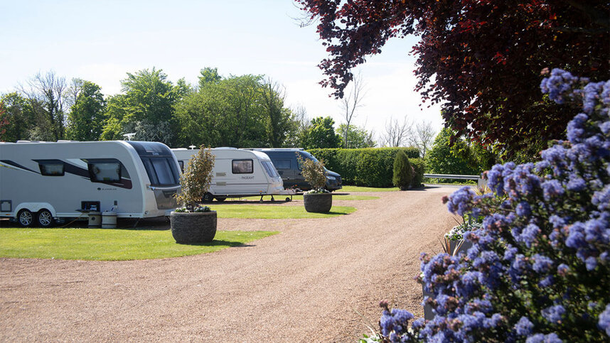 Chainbridge Caravan Site in Northumberland