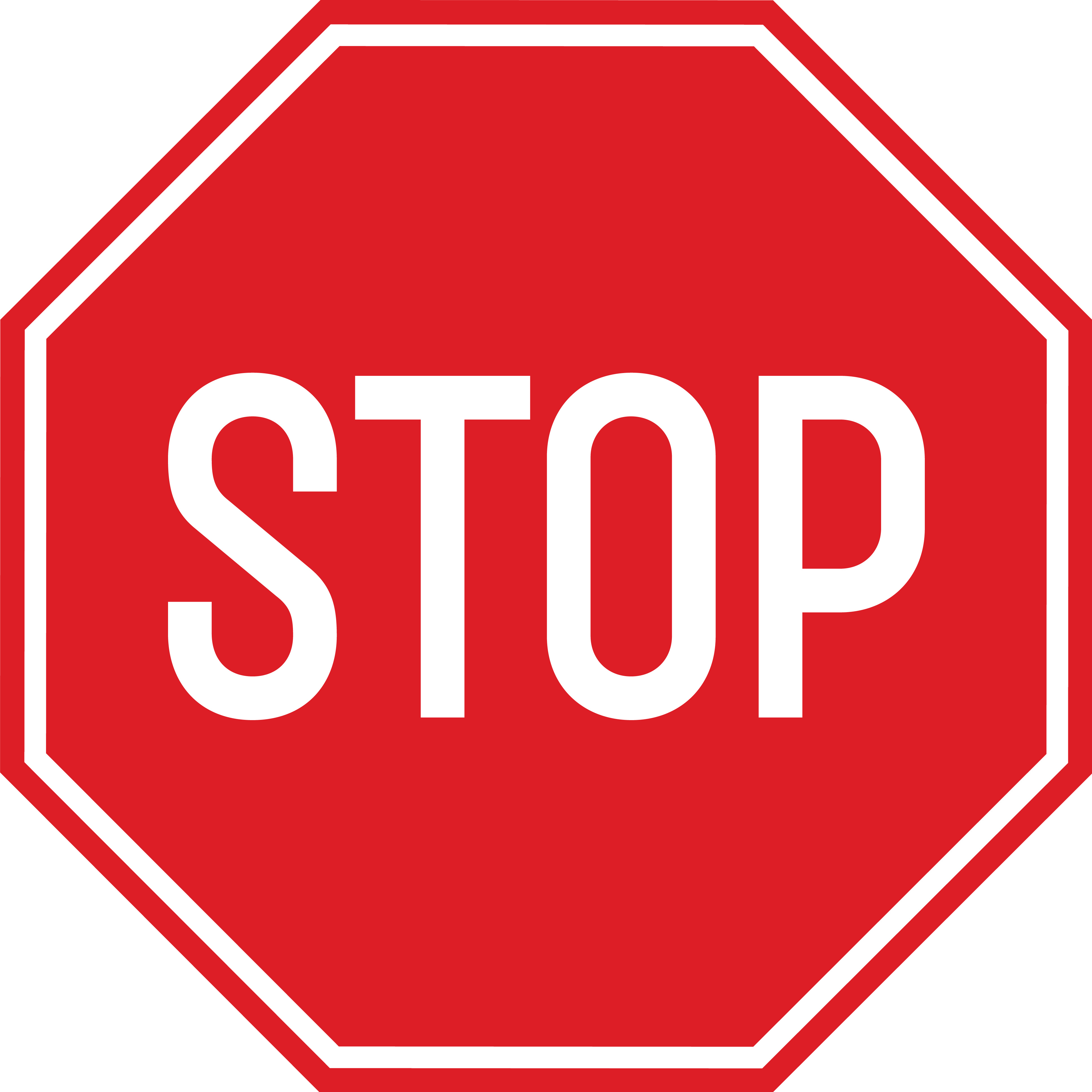 Polish Stop Road Sign