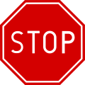 Polish Stop Road Sign